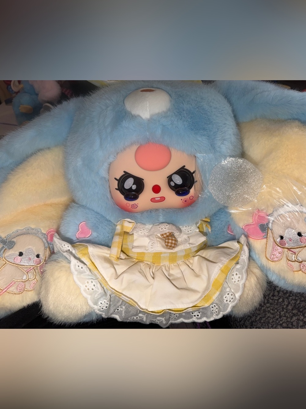 Baby Three Lily Rabbit Town V5 400% Plush in blue